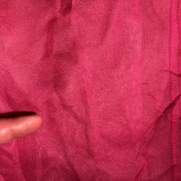 Bright Pink Sheer Scarf - Made in Italy - Picture 6 of 6